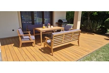 Meubles de jardin en bois d'acacia Danang Apetito 8 Garden Point