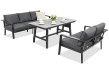Ensemble mobilier Sydney Apetito Comfort 5 Garden Point anthracite