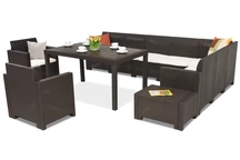 Meuble en technorotin Nebraska Comida Max 9 marron Bica