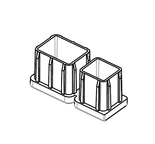 Pièce détachée pour meuble cappuccino Bica R