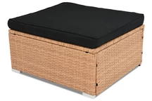 Repose-pieds en rotin techno cappuccino Roma Garden Point