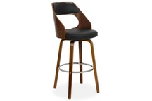Tabouret de bar en bois recouvert de cuir Ottawa Contract Point