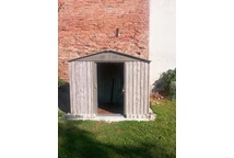 Cabane à outils en métal Helsinki 2,4 x 1,7 m Store Boss gris