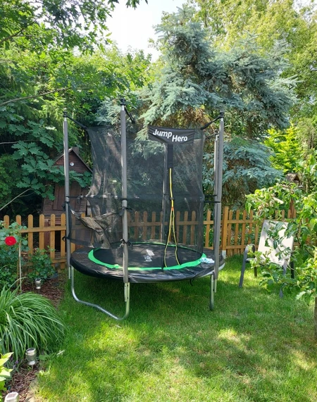 Trampoline de jardin avec maille interne 183cm Jump Hero 6FT
