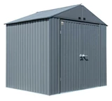 Abri à outils en acier Elite 2,46 x 1,84 m Arrow Anthracite