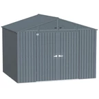 Abri à outils en acier Elite 3 x 2,4 m Arrow Anthracite