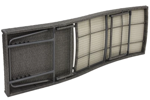 Bain de soleil polyrotin Bermuda Garden Point anthracite