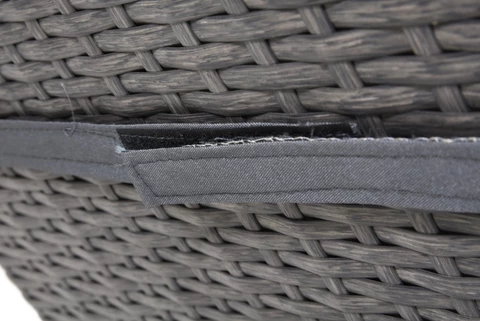 Bain de soleil polyrotin Bermuda Garden Point anthracite