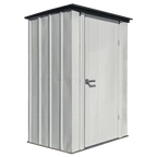 Coffre de jardin en métal 1,2 x 0,9 m Spacemaker Arrow gris clair