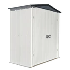 Coffre de jardin en métal 1,8 x 0,9 m Spacemaker Arrow gris clair