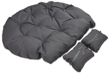 Coussin pour fauteuil suspendu Rosario Garden Point anthracite