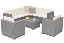 Ensemble d'angle en polyrotin Colorado Corner 7 Bica gris