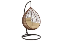 Fauteuil suspendu brun Durango Garden Point avec cadre