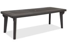 Grande table de jardin Bergen marron Bica
