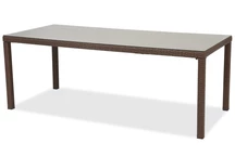 Grande table en résine tressée Milan 200 cm Garden Point