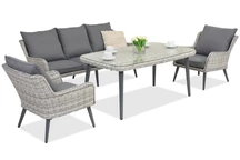 Meubles de jardin Bilbao Apetito 5 Garden Point blanc