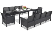 Meubles en rotin Venezia Apetito Max 10 anthracite Bica