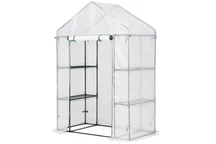 Mini serre de jardin 1,4 x 0,7 x 2 m Garden Point blanc