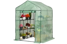 Mini serre pour le jardin 1,4 x 1,4 x 2 Garden Point vert