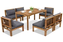 Mobilier de jardin Brunei Premium 6 Garden Point acacia