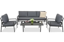 Mobilier de jardin moderne en métal Vigo Garden Point anthracite