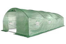 Polytunnel avec ossature métallique 4x6m Garden Poin vert