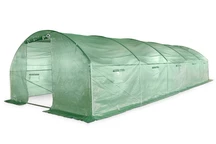 Polytunnel avec ossature métallique 4x8m Garden Poin vert