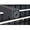 Salon de jardin en polyrotin Nebraska Dallas Apetito 4 anthracite Bica