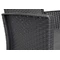 Salon de jardin polyrotin Lida Dallas Apetito 4 anthracite Bica