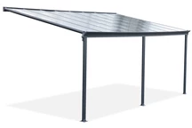 Toit de terrasse en aluminium San Diego 4,9 x 2,9 CoverTech anthracite
