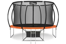 Trampoline de jardin Premium avec filet à l’intérieur 366 cm Jump Hero 12FT orange