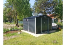 Remise à outils en métal Malmo 3,4 x 3,2 m Store Boss anthracite