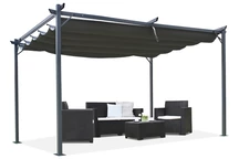 Pergola terrasse La Palma 3x4 Garden Point grise