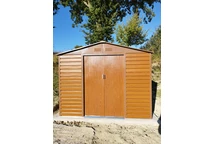 Abri à outils en métal Malmo 2,7 x 1,9 m Store Boss marron