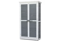 Armoire de jardin en bois Fingal grise Garden Point