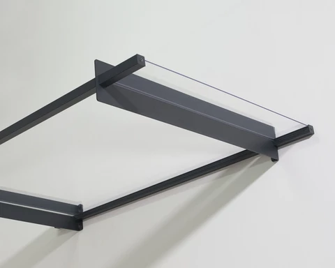 Auvent de porte moderne Nancy 1,5 m Palram
