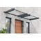 Auvent de porte moderne Nancy 3 m Palram - Auvent anthracite