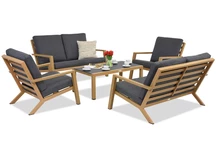 Braga Wood Coffee 6 Garden Point mobilier de jardin