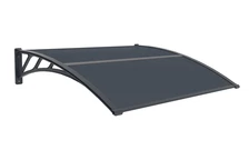 Auvent de porte Tiset 80 x 120cm CoverTech anthracite