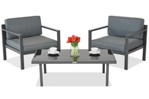 Ensemble de meubles de terrasse Garden Point Porto anthracite