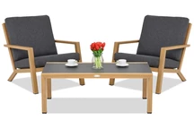 Ensemble de meubles de terrasse en bois Braga Garden Point