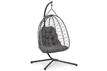 Fauteuil de jardin suspendu avec structure Corte Garden Point anthracite