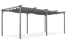 Garden Point Marbella Anthracite Terrasse Pergola 3x6m