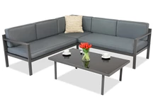 Garden Point Porto Corner 4 meubles d'angle anthracite