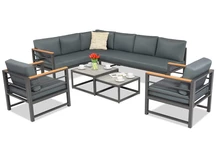Guarda Garden Point meubles de jardin en acier anthracite