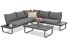 Meubles de jardin en aluminium Bolzano Garden Point gris