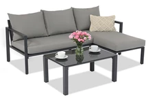 Meubles de jardin en aluminium Lausanne Garden Point gris