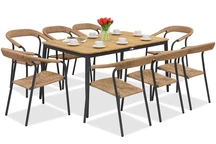 Meubles en aluminium Tarent/Padva pour 8 personnes Garden Point