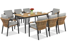 Mobilier en aluminium Messina/Padva pour 8 personnes Garden Point