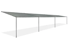 Pergola anthracite Gênes 3 x 12m Garden Point